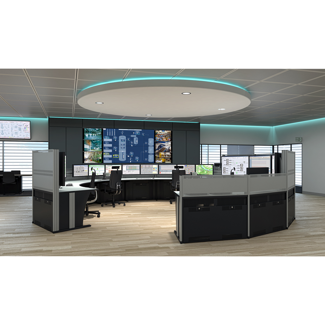 Dacobas Advanced Workstations in Large Control Room
