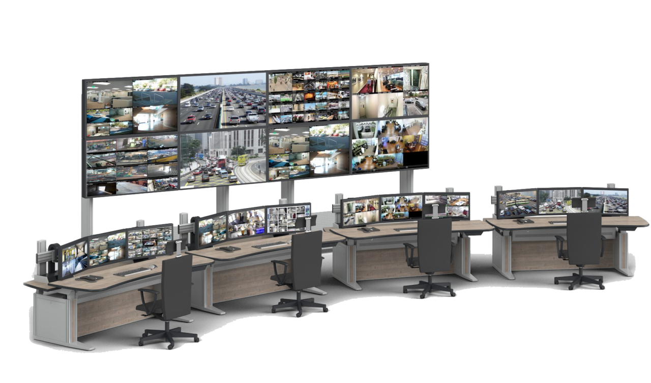 Security/CCTV Control Room Design, Furniture & Equipment Mayteck