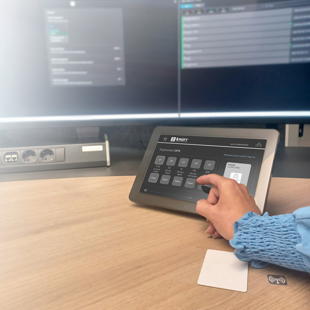 Workstation electronic control panels